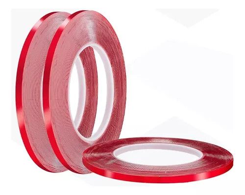 CINTA DOBLE FAZ ROJA ANTIPOLVO 2MM CINTA DOBLE FAZ ROJA ANTIPOLVO 2MM - Imagen 1